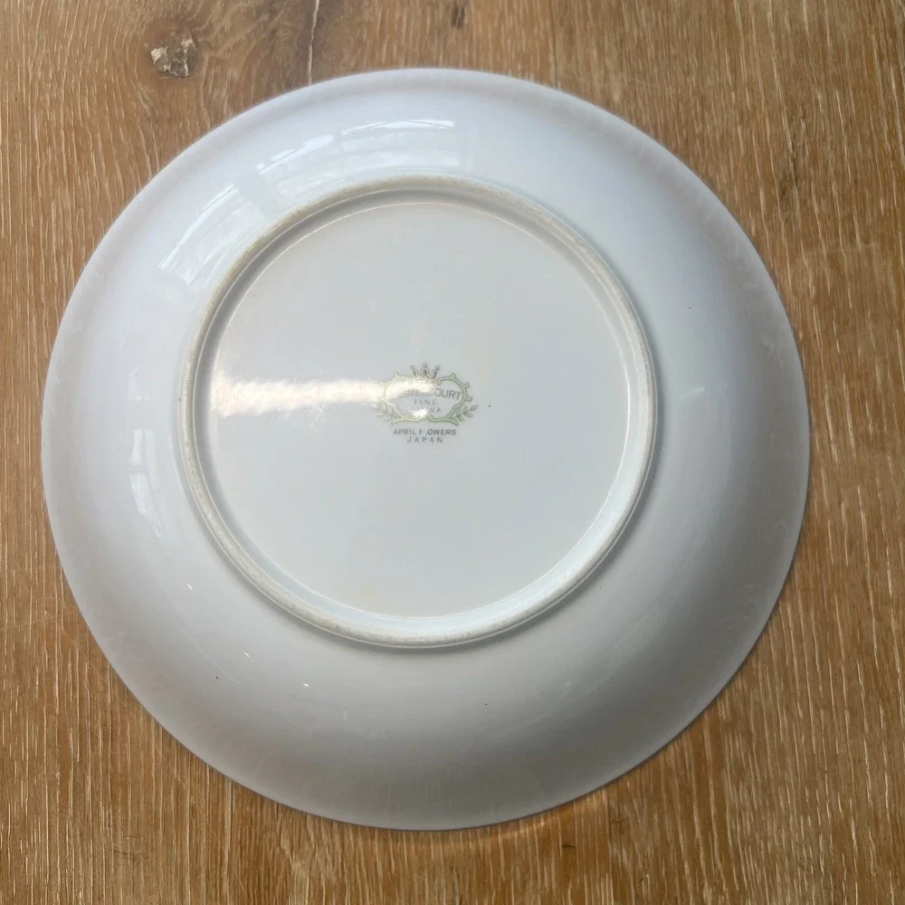 Castle Court Japan APRIL FLOWERS Large Serving‎ Bowl 9.25